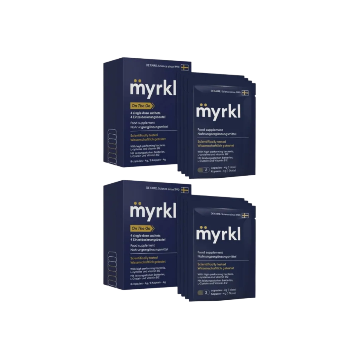 Víkendový balíček: 2x Myrkl On The Go (2x4 vrecúška)